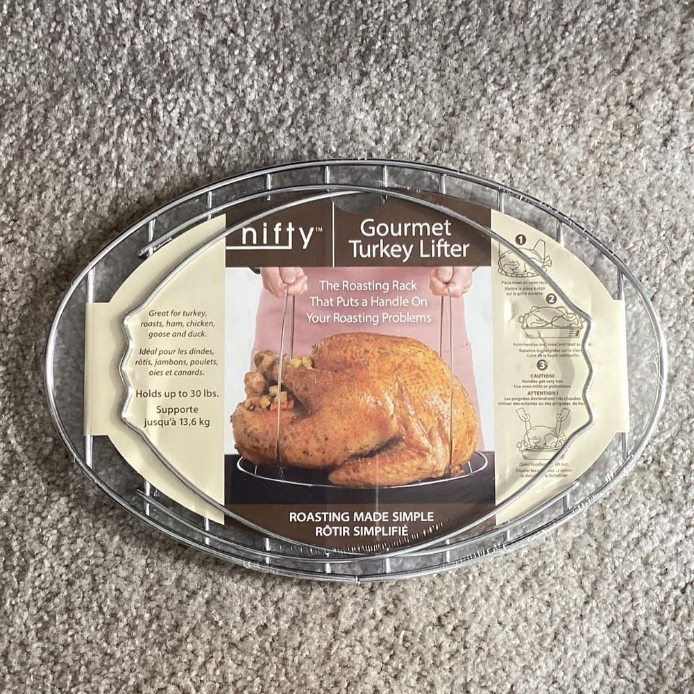 Gourmet Turkey Lifter - Silver